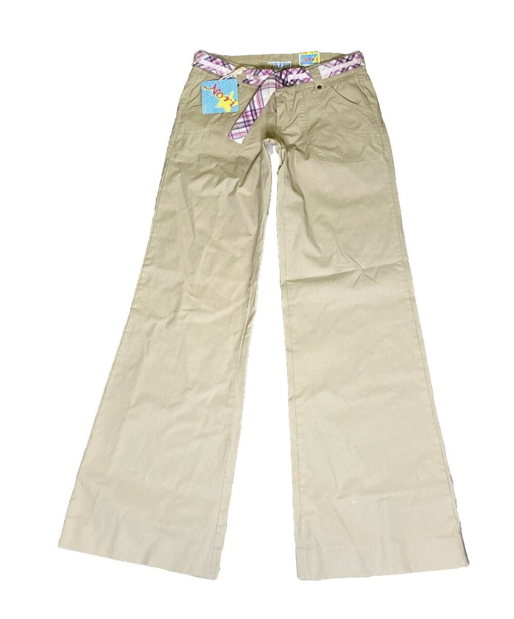Vtg Nori Y2K Low Rise Flare Chinos Pants NWT 3